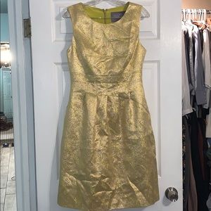 Lela Rose Gold Dress